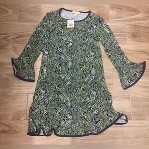 Michael Kors Dress ❤️Women’s size PS Green/Navy New with Tag